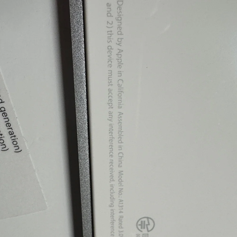 Apple Silver and White Keyboard